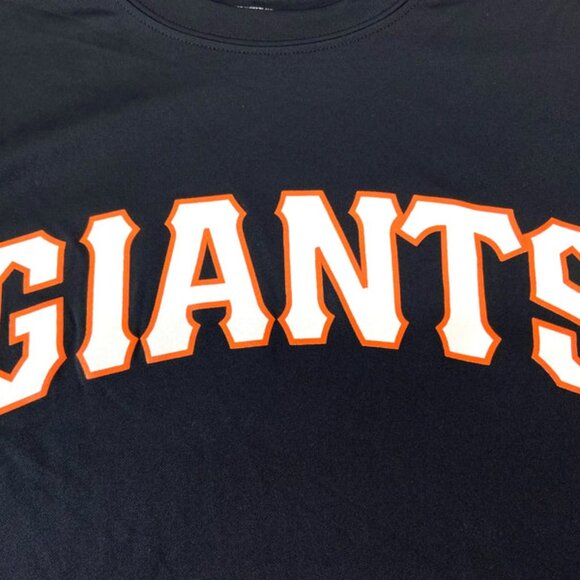 San Francisco Giants 2012 MLB Adult XL Cool Base Black NOS T-Shirt - Picture 2 of 6